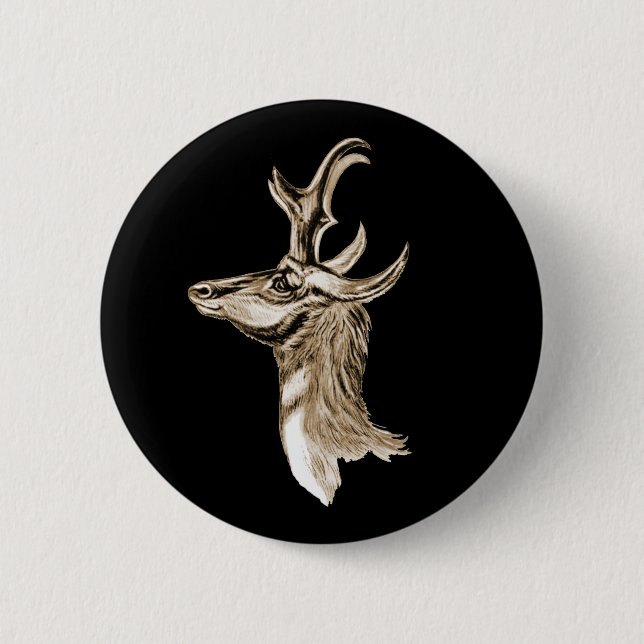 Pronghorn Button (Vorderseite)