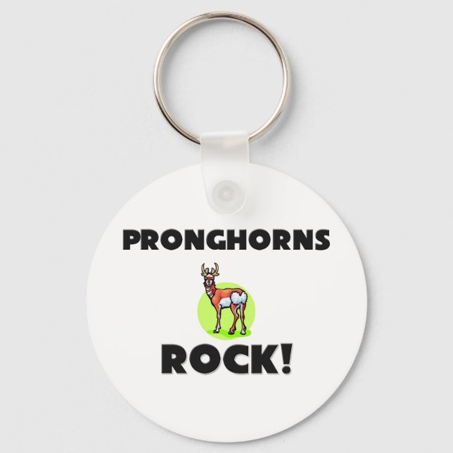 Pronghorns Rock Schlüsselanhänger (Vorderseite)