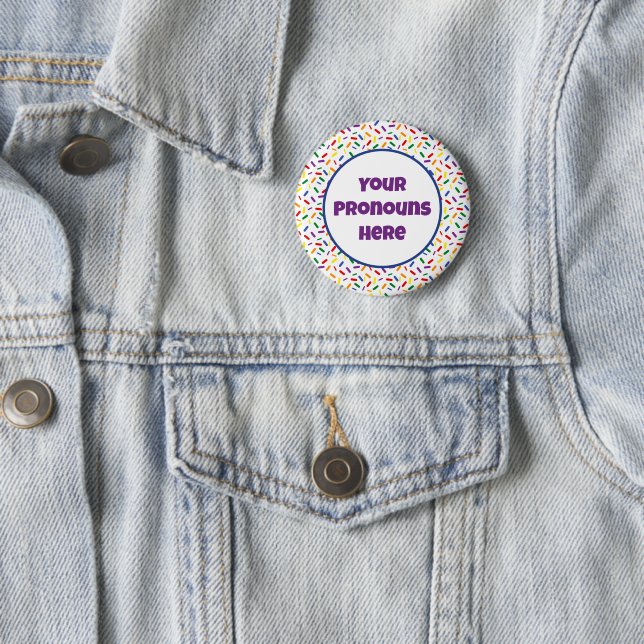 PRONOTIERT Rainbow-Sprinkles-Rainbow-LGBT-Pride-Fl Button (Beispiel)