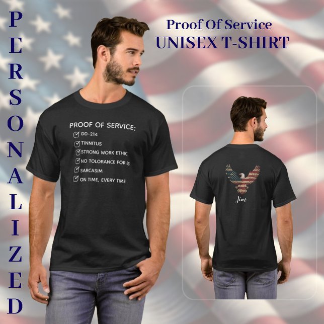 Proof Of Service Men Or Women T-Shirt (Von Creator hochgeladen)