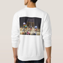 Proostende Fubby's die wat te vieren hebben. Sweatshirt