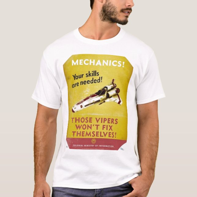 Propaganda der Mechaniker-WW1 T-Shirt (Vorderseite)