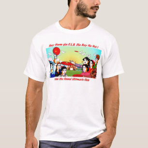 Propaganda-Entwurf: Verbinden Sie entscheidenden T-Shirt