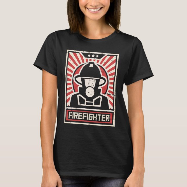 Propaganda  Fire Department & Fire Fighter Firefig T-Shirt (Vorderseite)