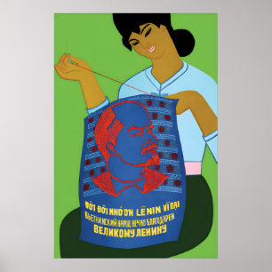 Propagandaposter zum Vietnamkrieg Die Vietnamesen Poster