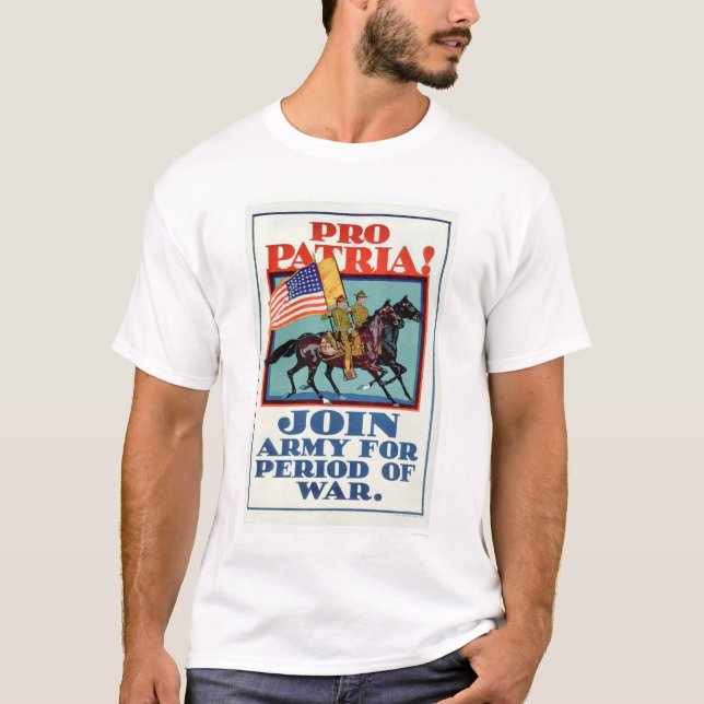 ProPatria!  Verbinden Sie die Armee (US02096A) T-Shirt (Vorderseite)