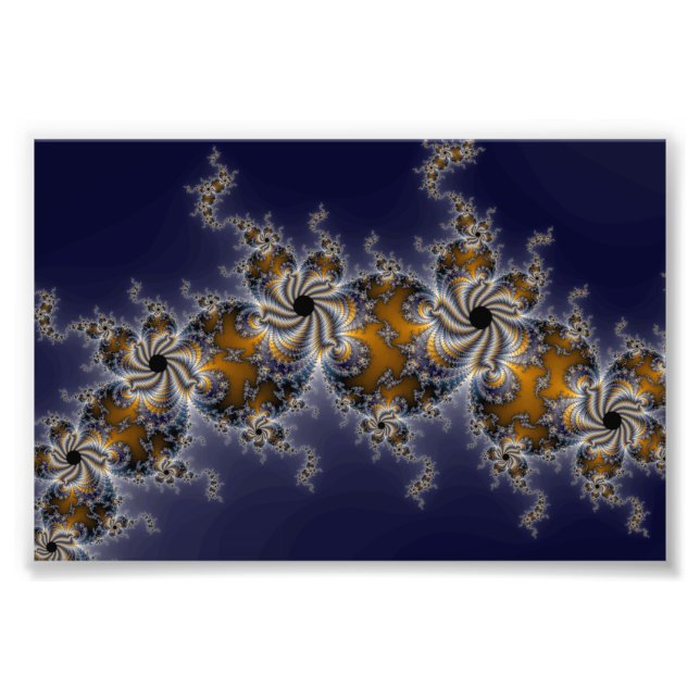 Propelleflora - wirbelloses Fraktal Fotodruck (Vorne)