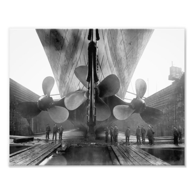 Propeller der Titanic Fotodruck (Vorne)