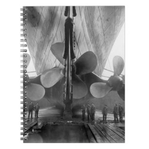 Propeller der Titanic Notizblock