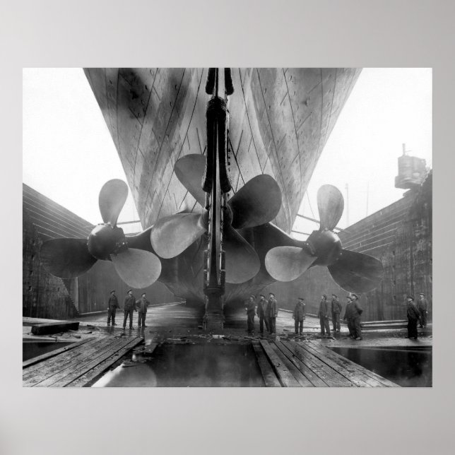 Propeller der Titanic Poster (Vorne)