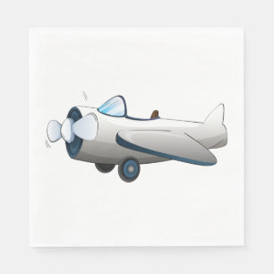 Propeller-Flugzeug Serviette