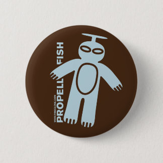 PROPELLERFISH hellblauer Knopf Button