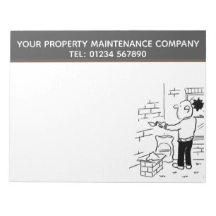 Property Maintenance Services to Personalise Notizblock