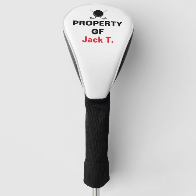 Property Of Golf Dad Fathers Day Design Headcover (Vorderseite)