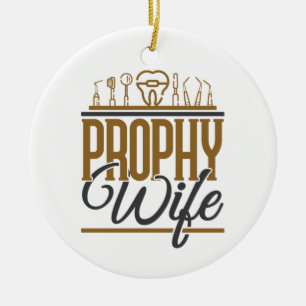 Prophet Ehefrau Zahnhygiene Hygiene RDH Keramik Ornament