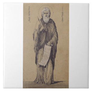 Prophet Elijah Vater der Karmeliten Fliese