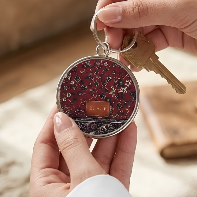 Prophet-Moschee Vintage-Teppich-Monogramm  Schlüsselanhänger (Von Creator hochgeladen)