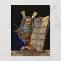 Prophet Mose mit den Tabletten des Gesetzes