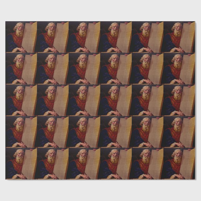 Prophet Moses on Mount Sinai – High-Fidelity Epic  Geschenkpapier (Flach)