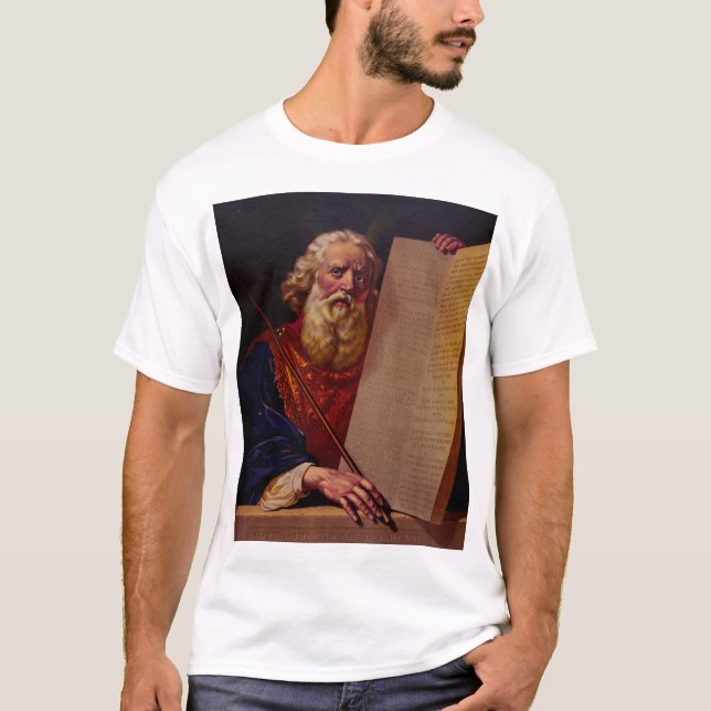 Prophet Moses on Mount Sinai – High-Fidelity Epic  T-Shirt (Vorderseite)