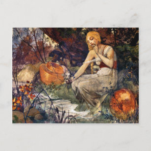 Prophetess von Alfons Mucha 1896 Postkarte