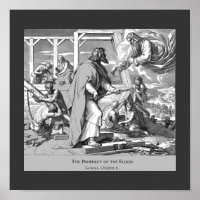 Prophezeiung der Überschwemmungsgenese Vintage rel