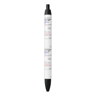 Propofol Anästhesie CRNA Black Trim Pen, schwarzer Kugelschreiber