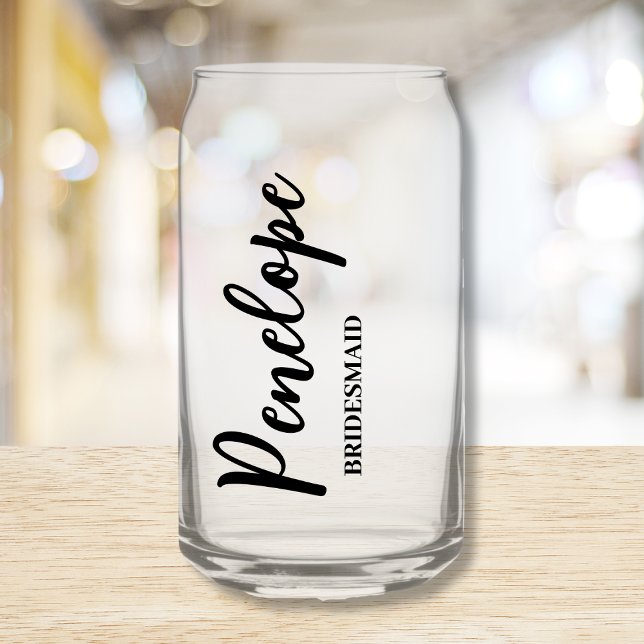 Proposition De Bridesmaid Nom Et Rôle Personnalisé (bridesmaid gift bridal shower favor personalized wine glass)