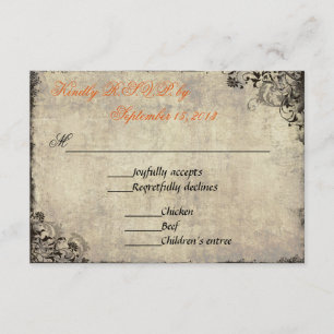 Proposition Mariage vintage RSVP à Orange