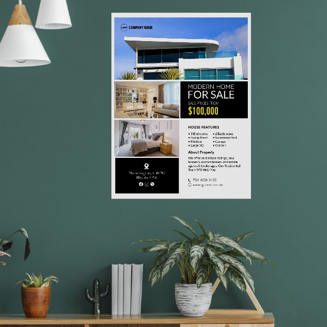 Propriété à vendre Poster personnalisé (Salon 1)