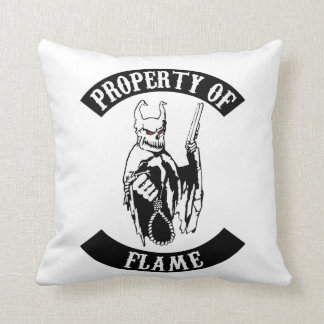 Propriété de coussin de flamme