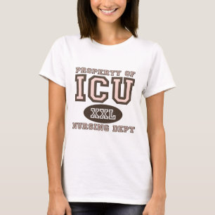 Propriété de T-shirt d'infirmière d'ICU