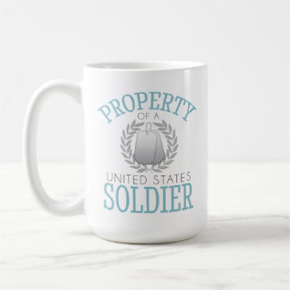 Propriété d'une tasse de soldat des États-Unis