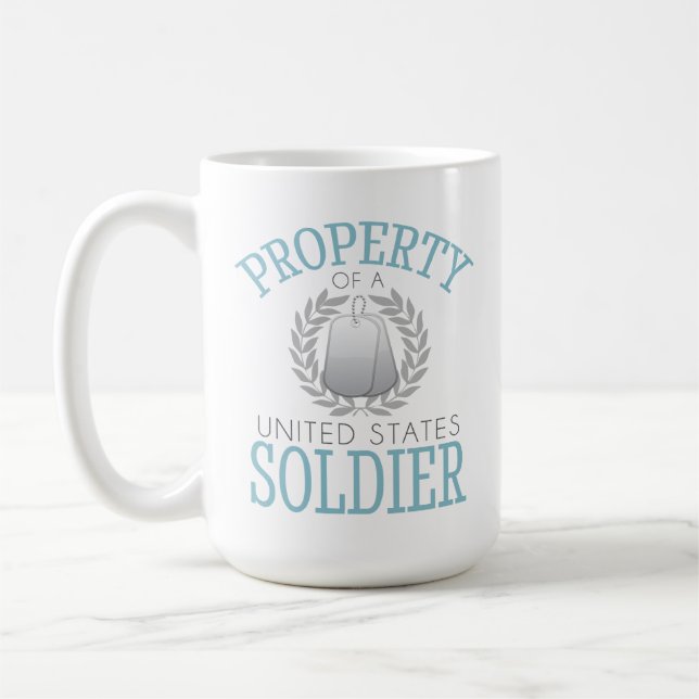 Propriété d'une tasse de soldat des États-Unis (Gauche)