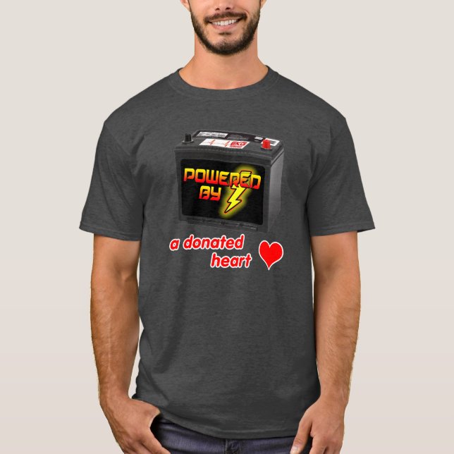 Propulsé par un t-shirt au coeur donné (Devant)