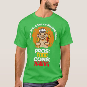 Pros und Cons für die Lebensmittelerzeugung 1 T-Shirt