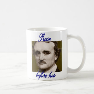 Prosa vor den hos Z.B., die Poe kennzeichnen Kaffeetasse