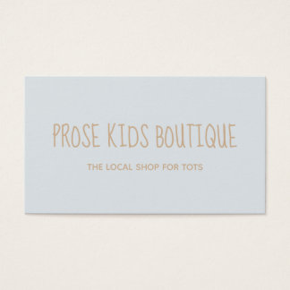 Prose Boutique Carte de visite pour votre Boutique