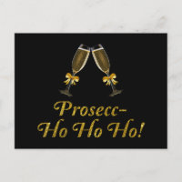 Prosecc-Ho Ho Ho! Funny Prosecco Weihnachtsgebäck
