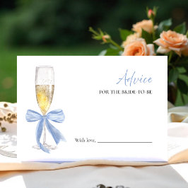 Prosecco Brautparty Beratung für die Bride Card Einladung