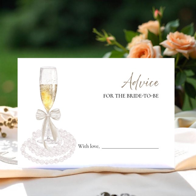 Prosecco Brautparty Beratung für die Bride Card Einladung (Von Creator hochgeladen)