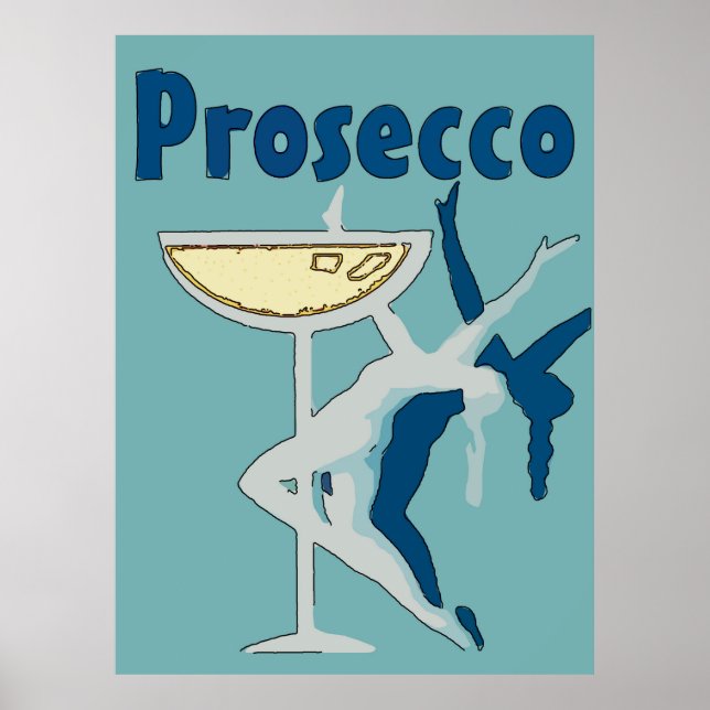 Prosecco Dancer Poster (Vorne)