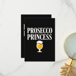 Prosecco Prinzessin Dankeskarte