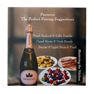 Prosecco-Wein-Paarungsführer/Meisterung der Küche Fliese