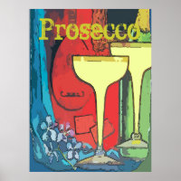Prosecco, Weinglas, Text bearbeiten