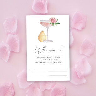 Prosecco - Wer bin ich Junggesellinnen-Abschiedssp Briefpapier