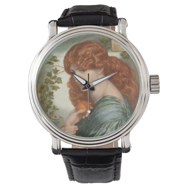 Proserpine von Dante Gabriel Rossetti Armbanduhr (Vorderseite)