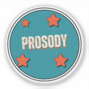 Prosodie Aufkleber