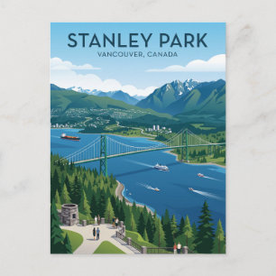 Prospect Point, Stanley Park Vancouver Kanada Postkarte