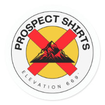 Prospect Shirts Aufkleber aufbewahren